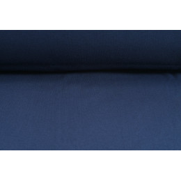 Oboulícní úplet, tričkovina, modrá, látky, metráž  - šíře 2 x 75 cm - TUNEL